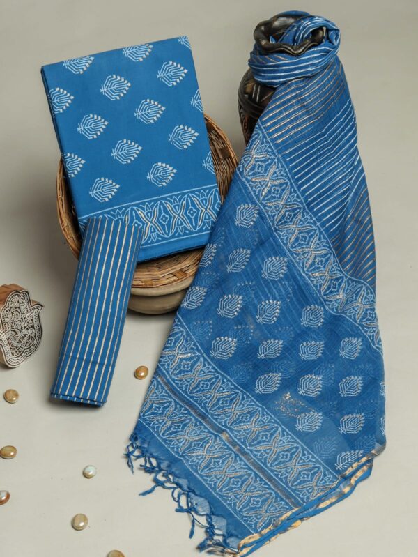 Divine’s Cotton suit set With Kota Doria Dupatta (DFHCKD501)