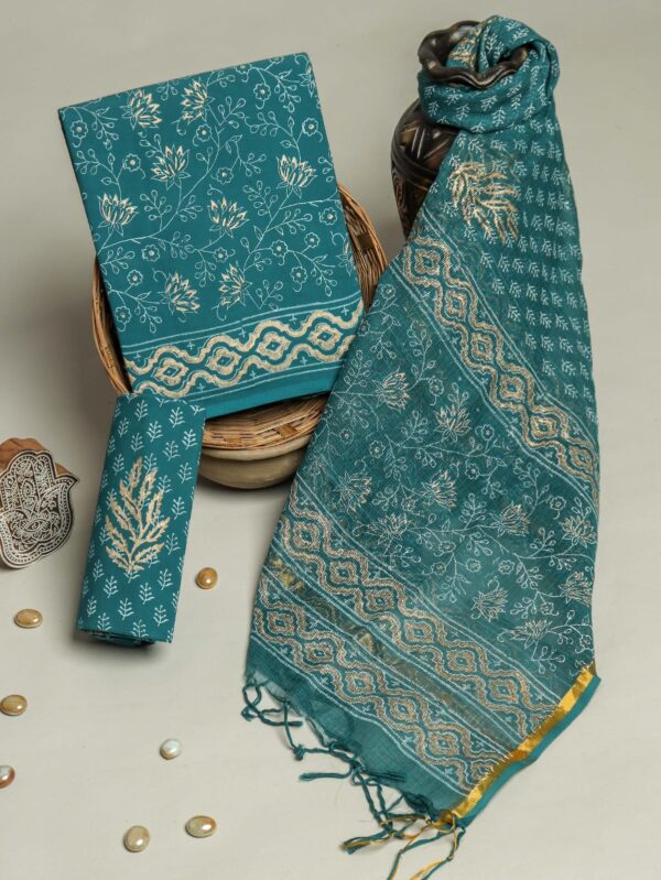 Divine’s Cotton suit set With Kota Doria Dupatta (DFHCKD503)