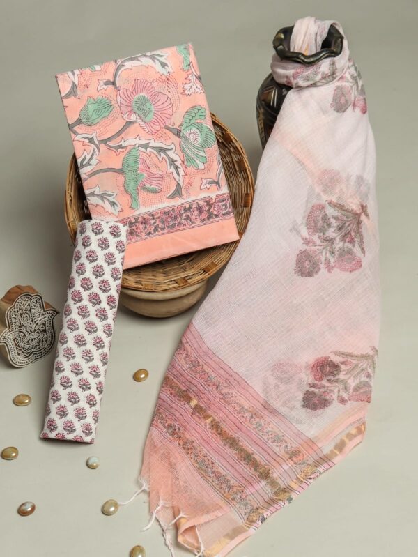 Divine’s Cotton suit set With Kota Doria Dupatta (DFHCKD504)