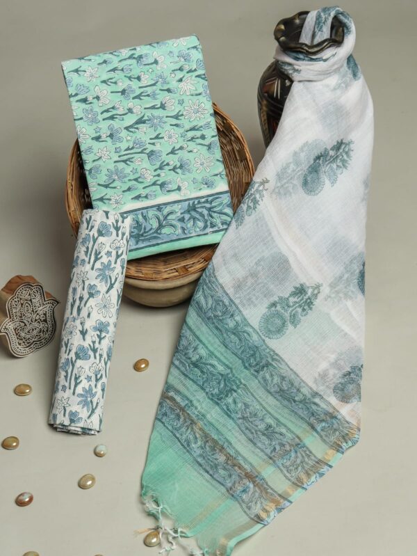 Divine’s Cotton suit set With Kota Doria Dupatta (DFHCKD505)