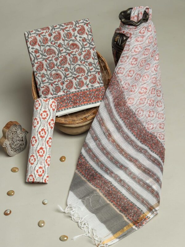Divine’s Cotton suit set With Kota Doria Dupatta (DFHCKD509)