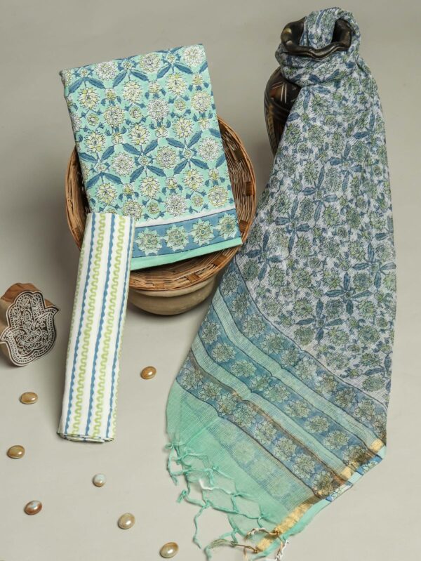 Divine’s Cotton suit set With Kota Doria Dupatta (DFHCKD516)