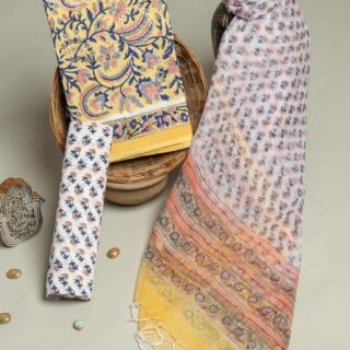 Divine’s Cotton suit set With Kota Doria Dupatta (DFHCKD518)
