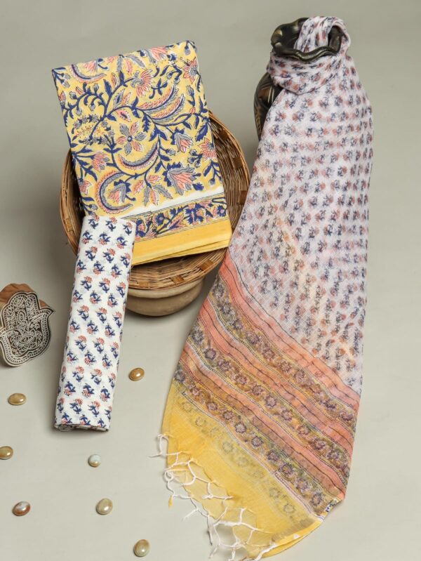 Divine’s Cotton suit set With Kota Doria Dupatta (DFHCKD518)