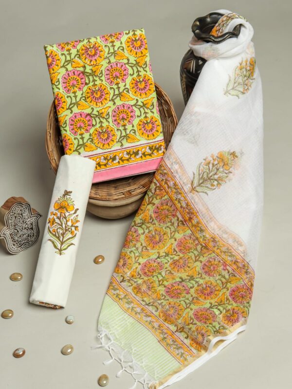 Divine’s Cotton suit set With Kota Doria Dupatta (DFHCKD519)