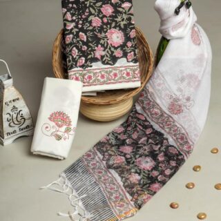 Divine’s Cotton suit set With Kota Doria Dupatta (DFHCKD517)