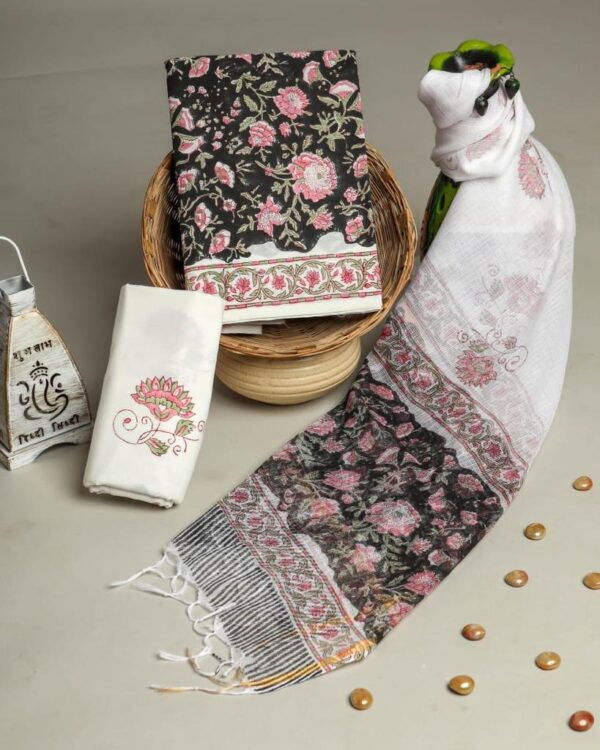 Divine’s Cotton suit set With Kota Doria Dupatta (DFHCKD517)