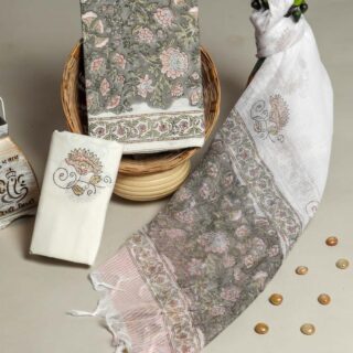 Divine’s Cotton suit set With Kota Doria Dupatta (DFHCKD520)