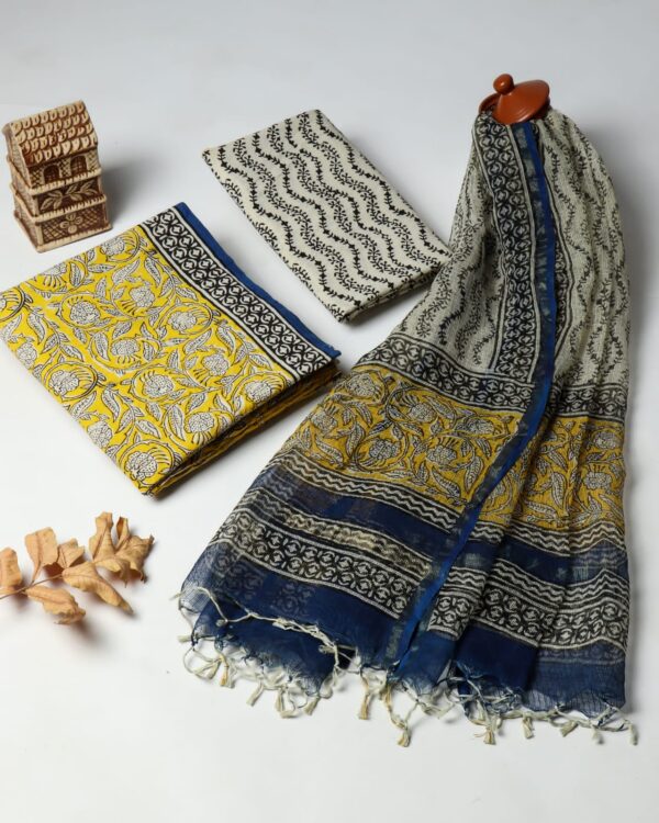 Divine’s Cotton suit set With Kota Doria Dupatta (DFHCKD523)